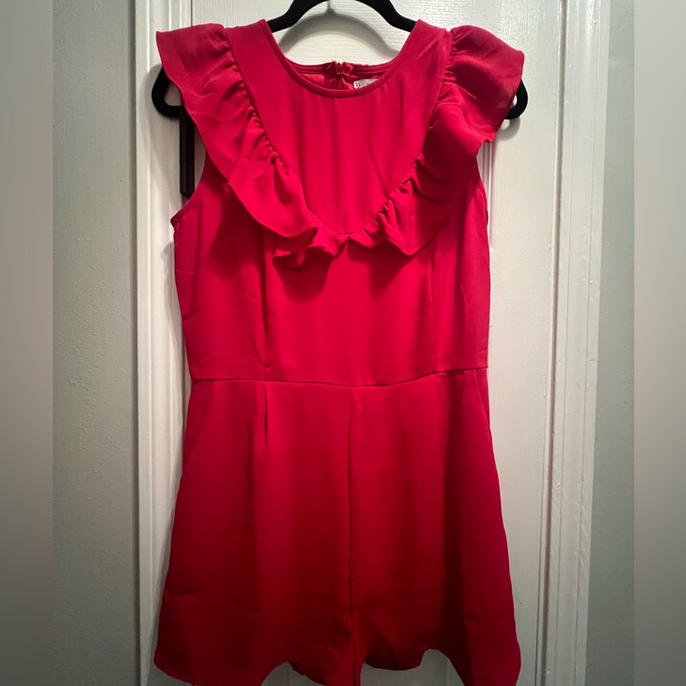 Red romper!